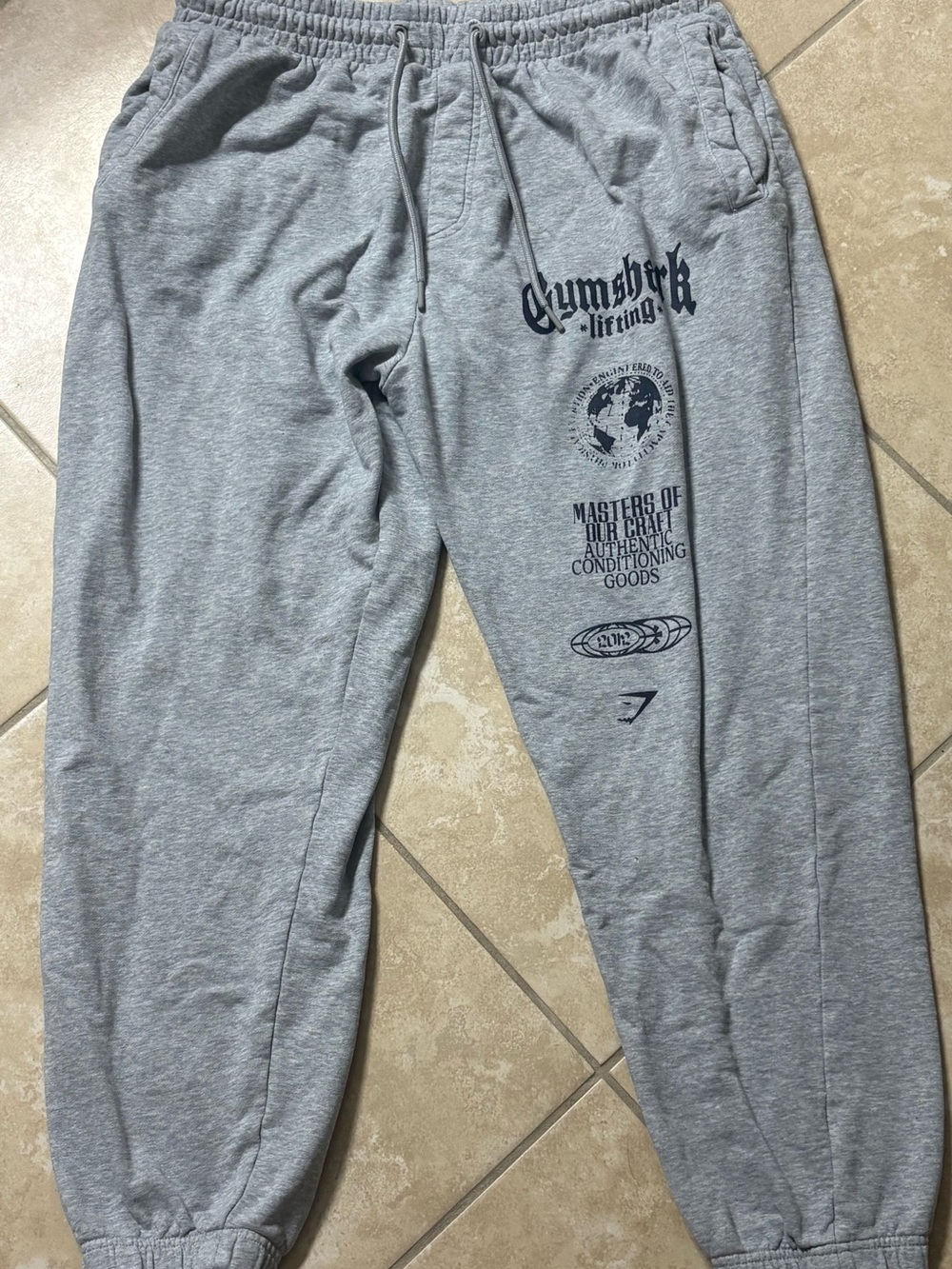 GYMSHARK LIFTING Graphic sweatpants, Joggers-sz XL